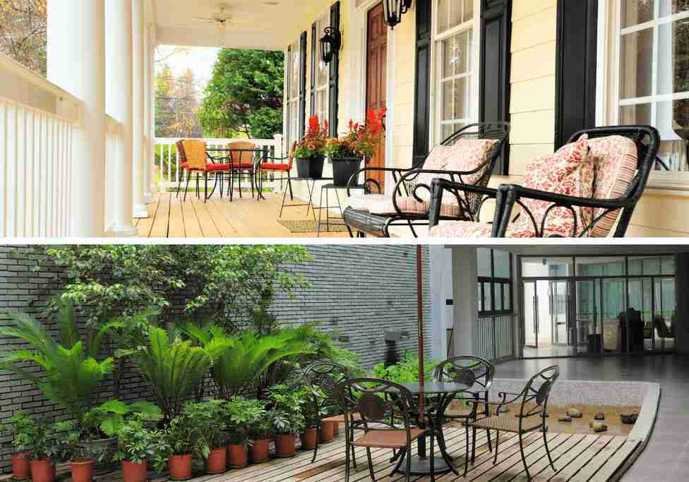 Porch vs. Patio What's the Difference | Landscape Improvements