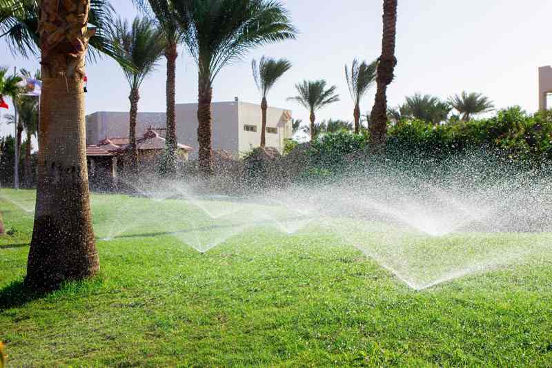 Full Irrigation System Resort Landscape | Landscape Improvements